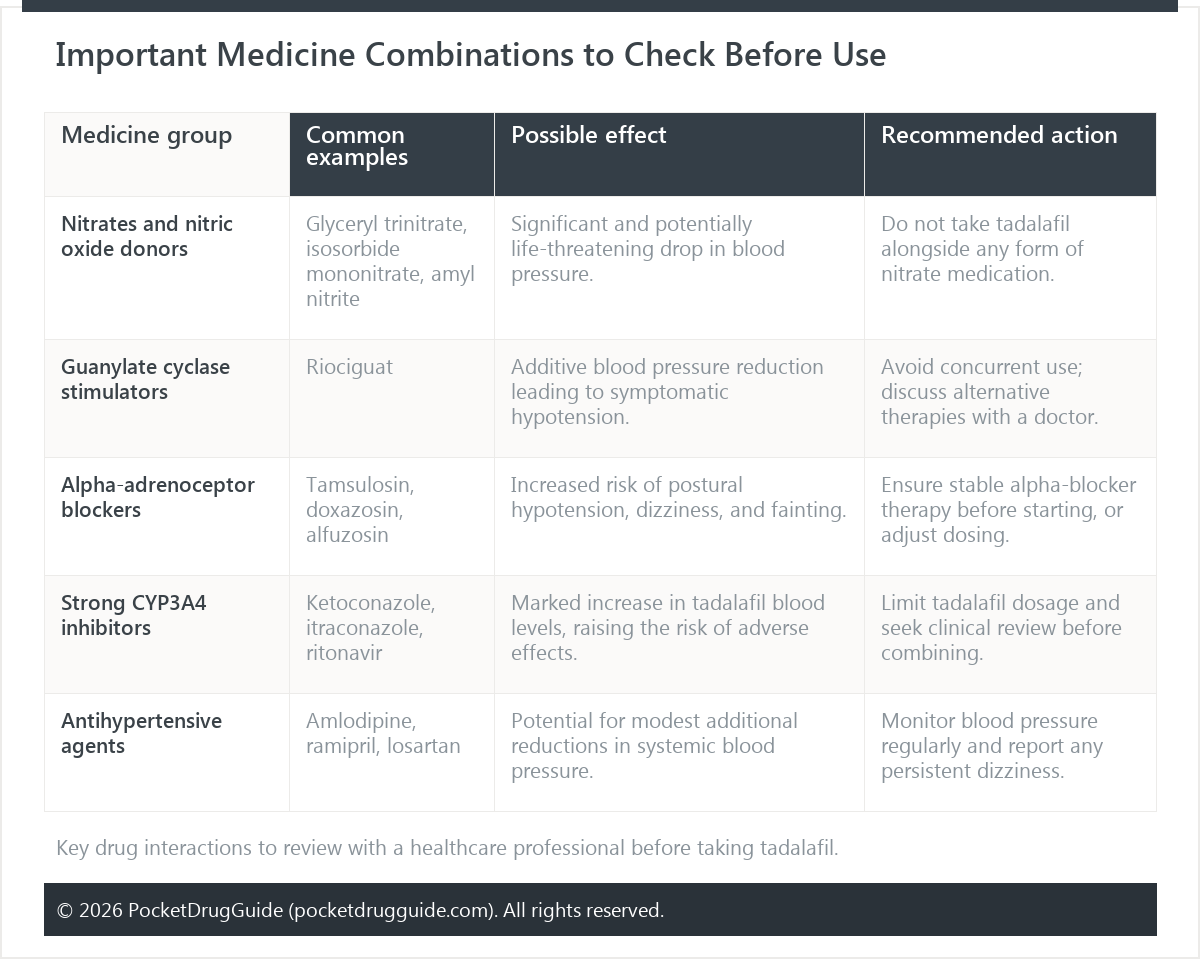 Important Medicine Combinations to Check Before Use