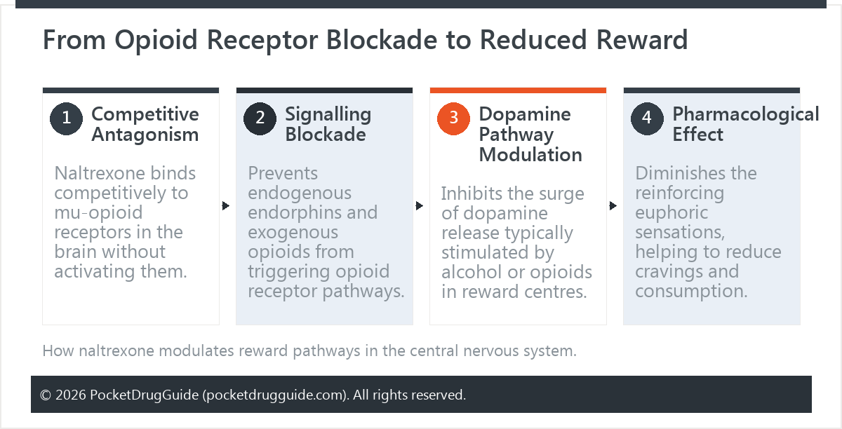 From Opioid Receptor Blockade to Reduced Reward